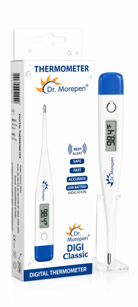 Dr Morepen Digital Thermometer - Accurate Fever Check at JKM Pharmacystore