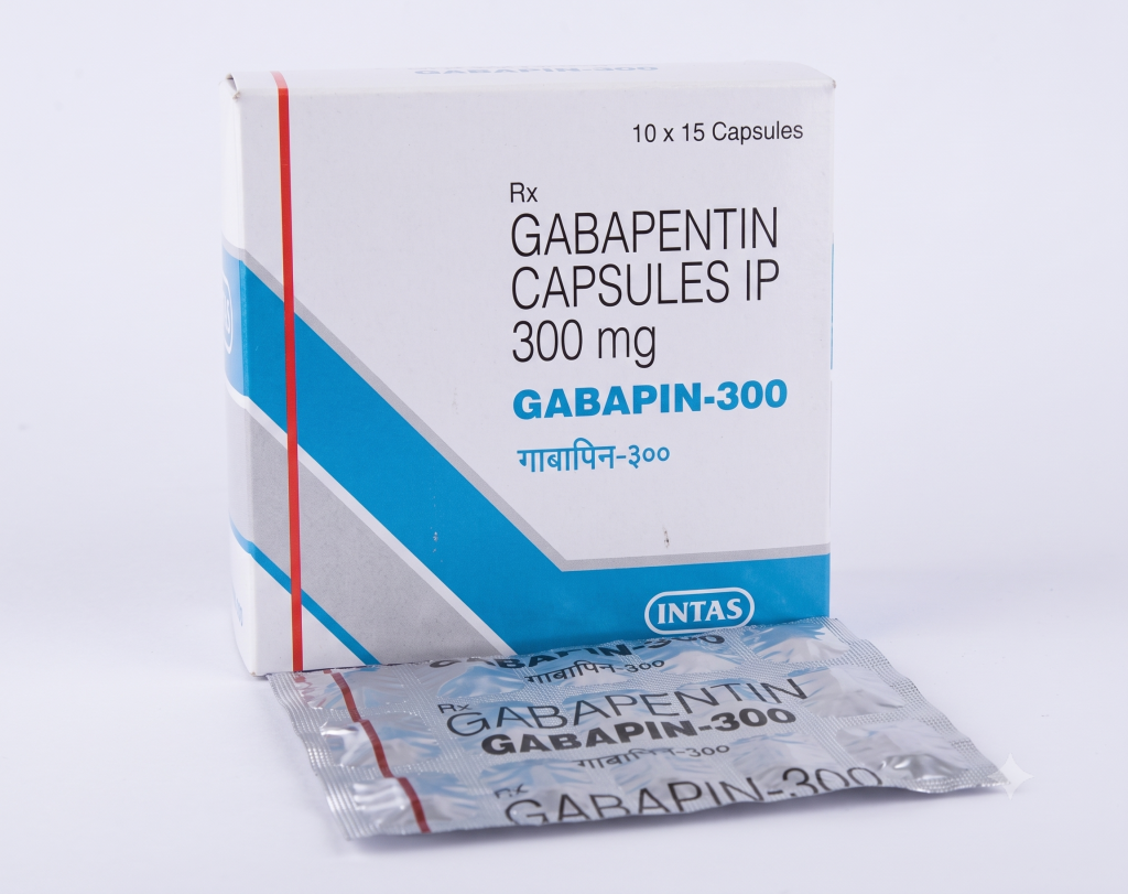Gabapin 300mg Capsule 10x15 strip Intas Pharmaceuticals JKM Pharmacy Store